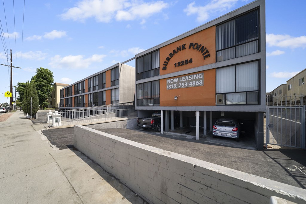 A building with a sign that says "Bank Point" on it.