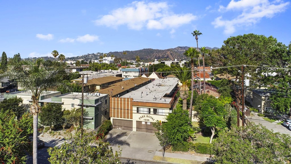 A view of a building with a sign that reads "BAR".