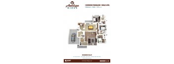 the address residence dubai opera 3 bedroom apartment 1 bath floor plan  at Antelope Ridge, Box Elder, 57719
