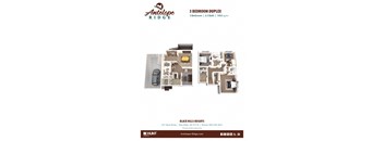 the residences at black hills 3 bedroom duplex floor plans  at Antelope Ridge, Box Elder, 57719