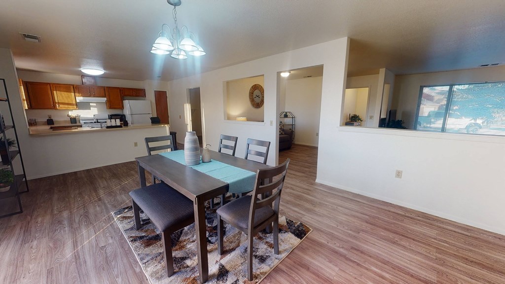 Dining Room With Kitchen at Antelope Ridge, South Dakota