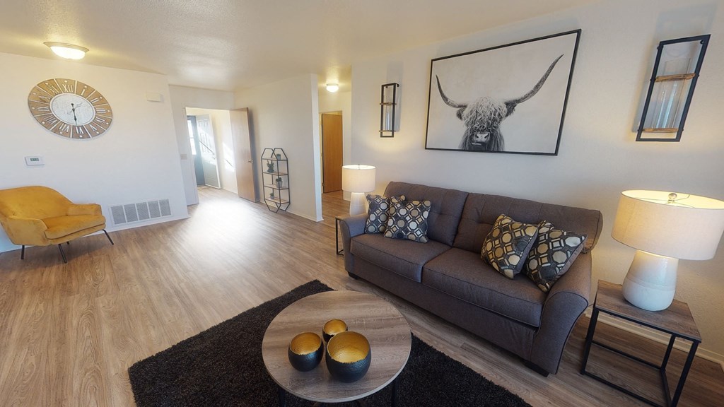 Modern Living Room at Antelope Ridge, Box Elder, SD, 57719