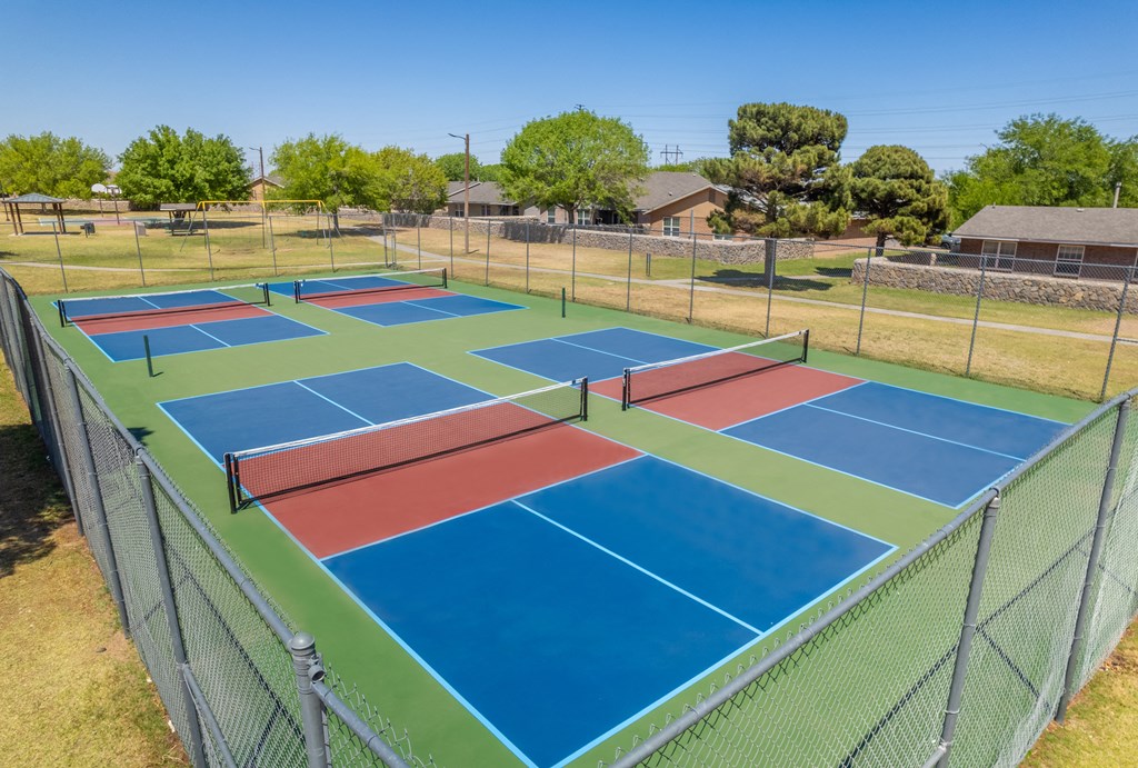 tennis court at the village  at The Village at Cottonwood Springs, Texas