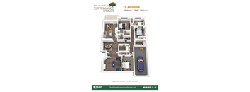 the villa at cottonwood springs apartments floor plan  395 sq ft