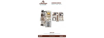 a floor plan of andromeda ridge  at Antelope Ridge, South Dakota, 57719