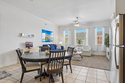 Kitchen and Living Room