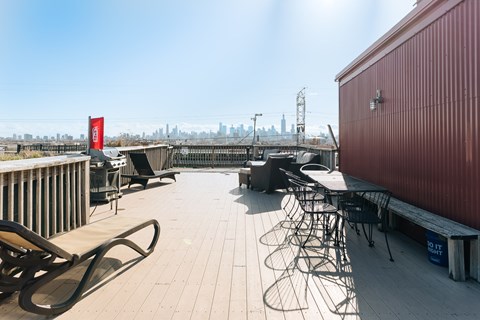 A red sign with the number 20 on it is on a table.