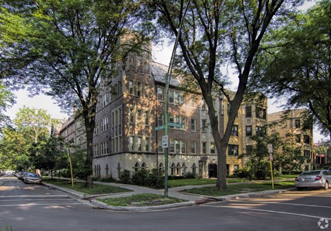 the building where the apartment is located
