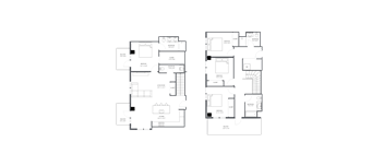 a floor plan of a large bedroom apartment