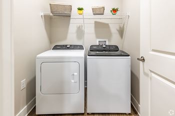 Full size side by side washer and dryer