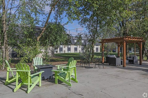 Exterior picture, picnic area