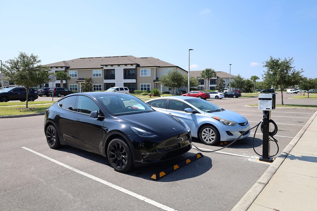 Electric vehicle charging available