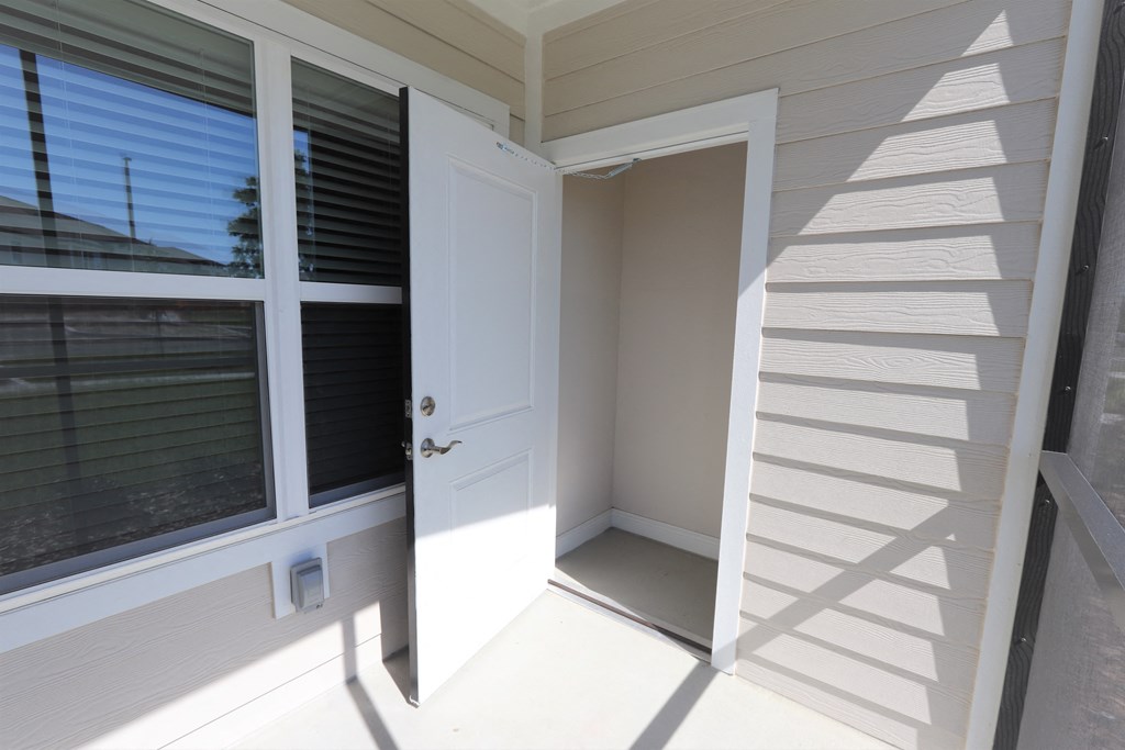Patio and exterior storage