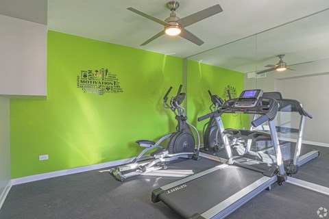 Interior picture, fitness room