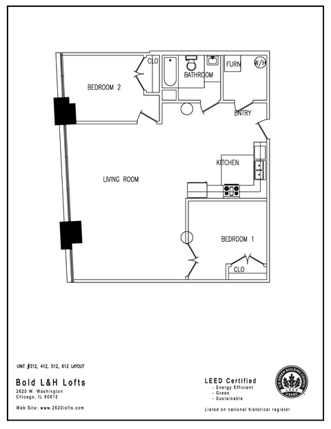 a floor plan of a small house with a bedroom and a living room
