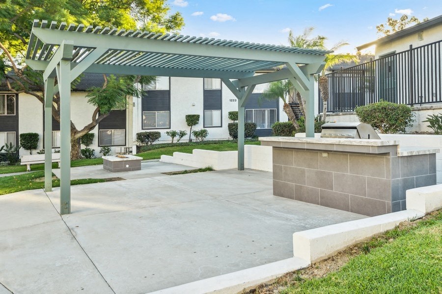 BBQ grill pavilion area