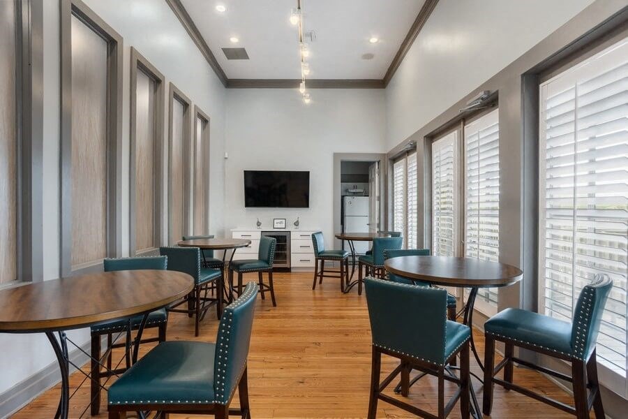 Clubhouse dining area