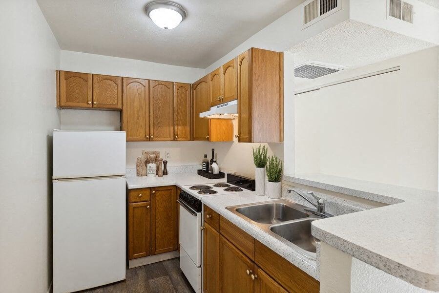 Model classic apartment kitchen