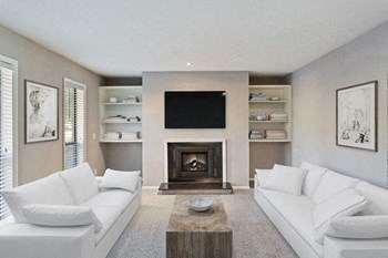 Model living room with fireplace - Photo Gallery 2