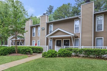 Apartment Building exterior and landscape