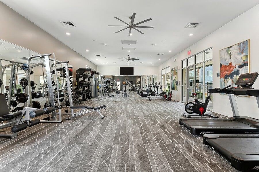 Large fitness center