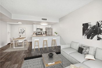 Model living room and kitchen - Photo Gallery 2