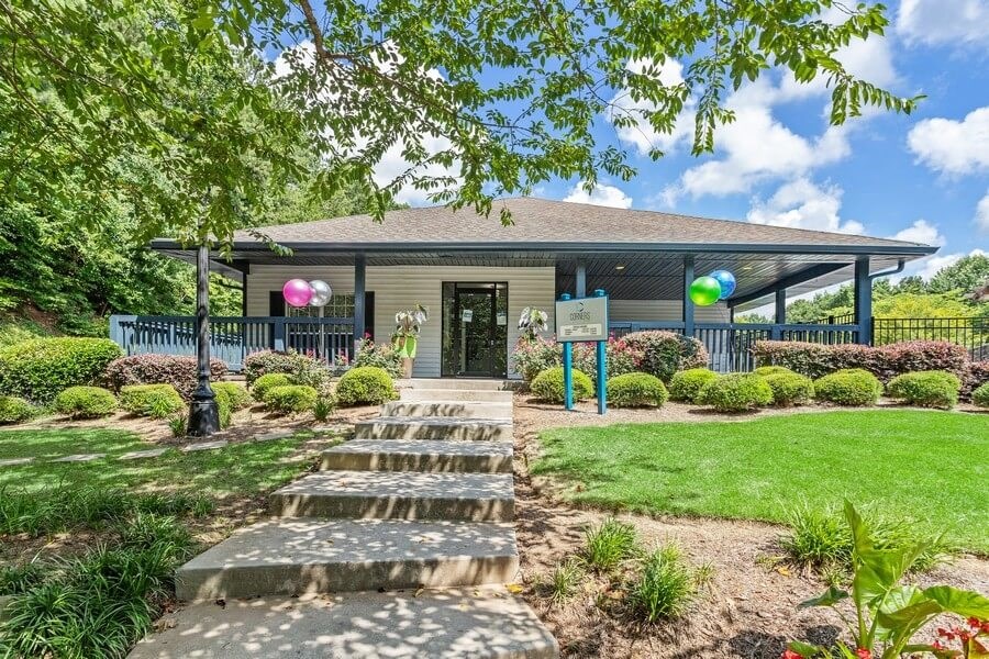 Clubhouse exterior entrance