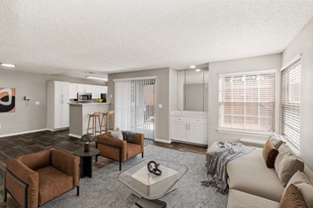 Model living room showcasing large open living spaces - Photo Gallery 2
