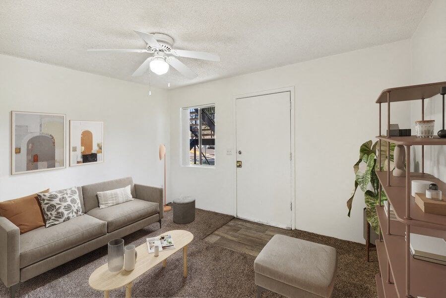 Model classic apartment living room