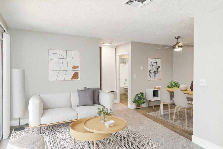 Model living room