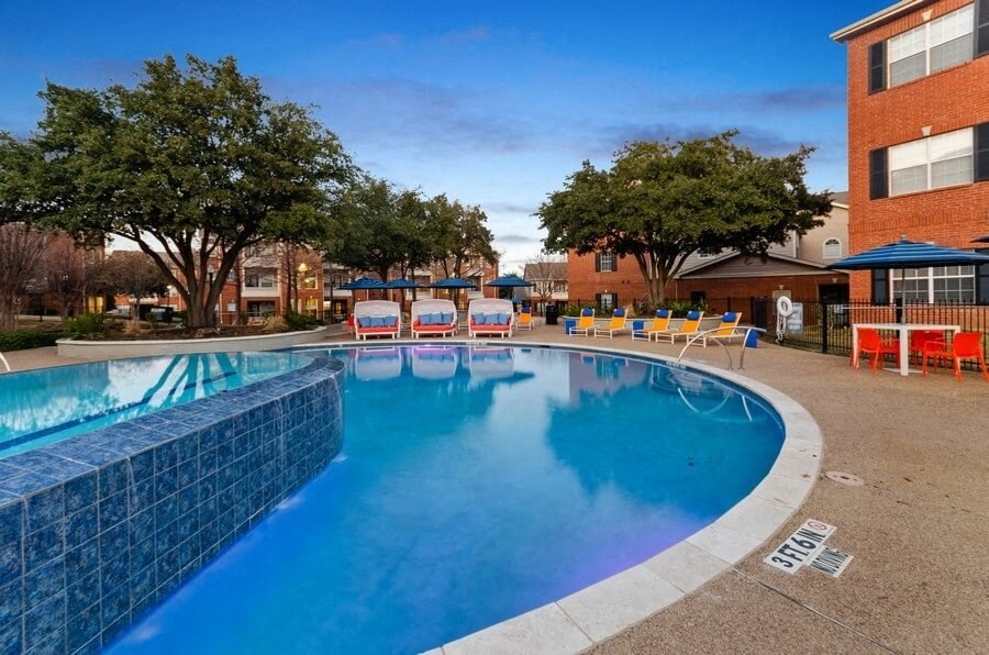 Resort Style Swimming Pool with Lounge chairs