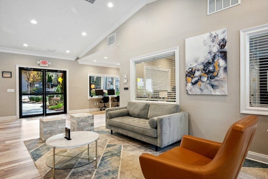 Clubhouse lounge area