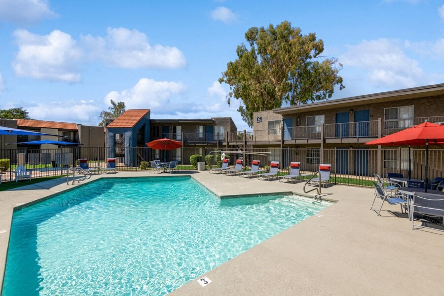 our apartments offer a swimming pool at Villages at Metro Center, Phoenix, AZ, 85051
