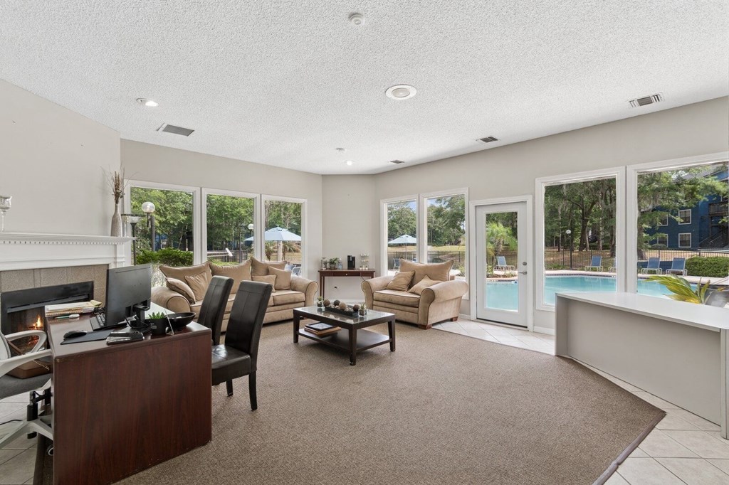Resident lounge interior at Northlake Apartments in Jacksonville, FL