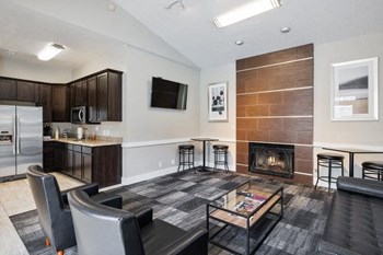 Clubhouse lobby