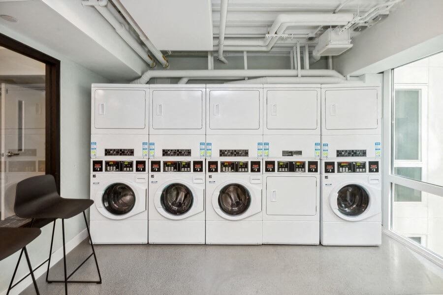 Community laundry center at TL Residences