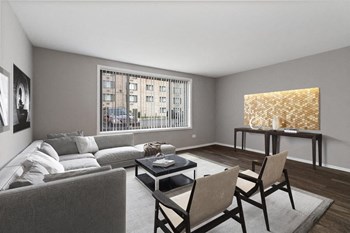 Model living room and wood floors - Photo Gallery 5