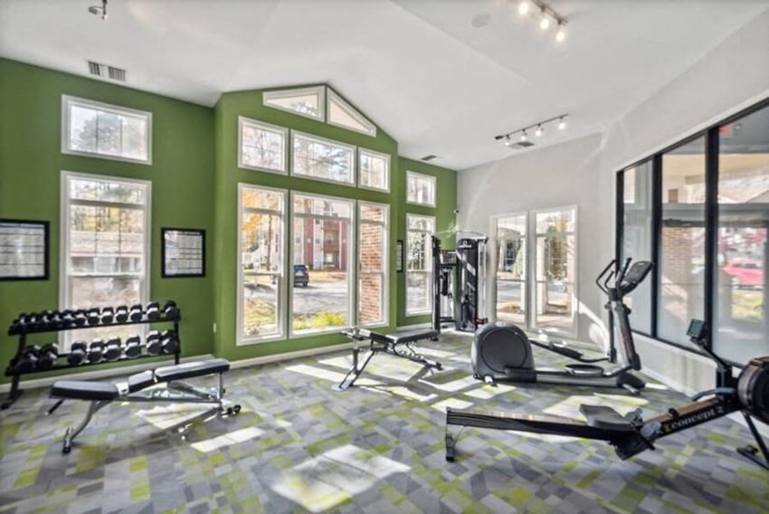 Fitness center with strength training equipment - Photo Gallery