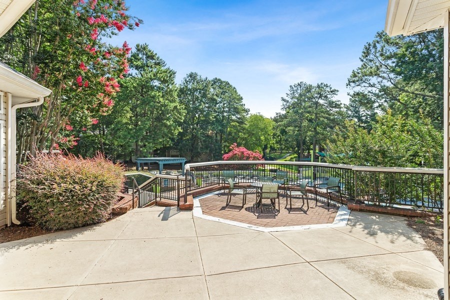 Swimming pool courtyard