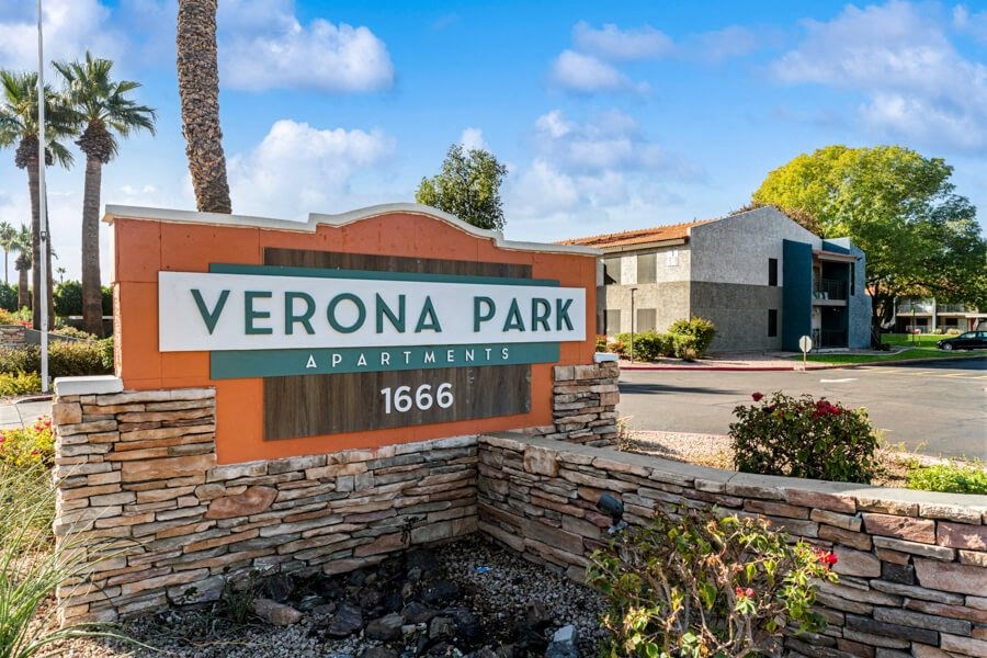 Verona Park entrance sign at Verona Park, Arizona