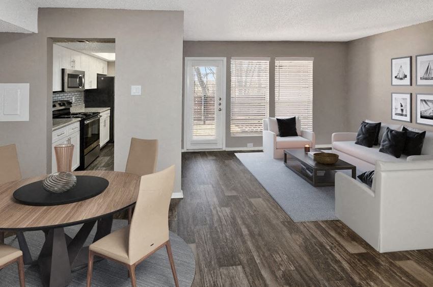 Model living room & dining room - Photo Gallery