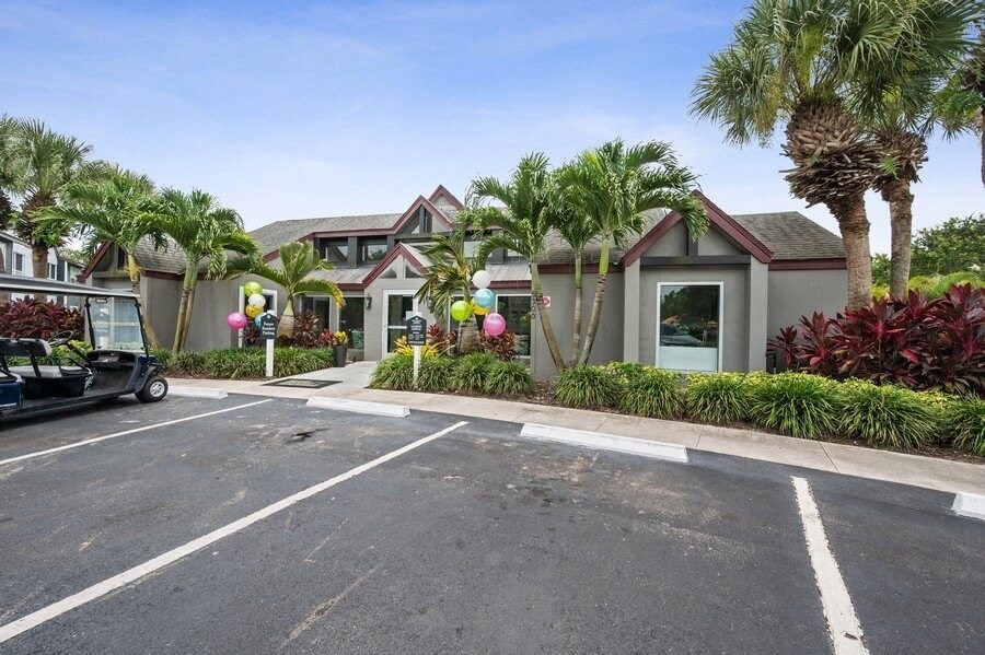 Clubhouse front entrance