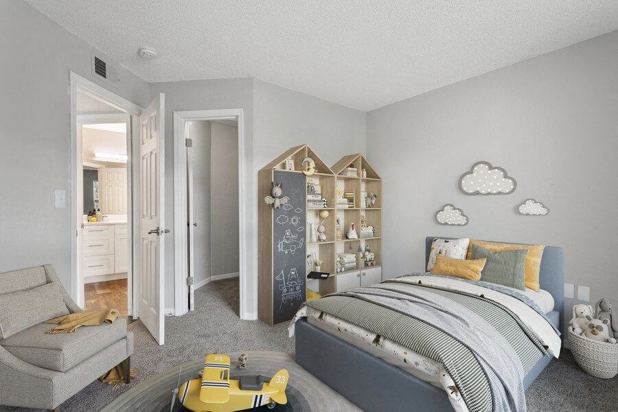 Model second bedroom