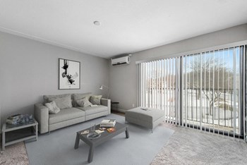 Model living room with sliding glass door - Photo Gallery 2