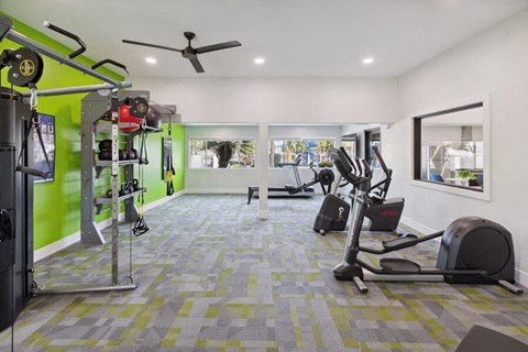 Community gym at  at Lakeside Casitas in Tucson, AZ