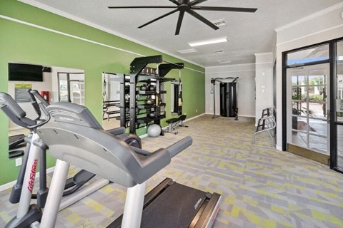 Large fitness center