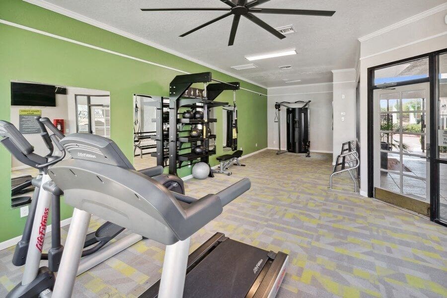 Large fitness center