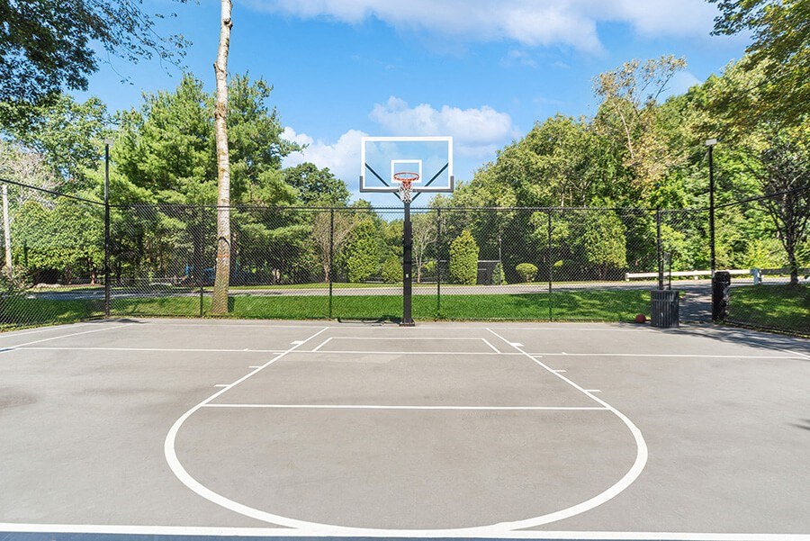 Community Sports Court at The Commons at Haynes Farm Apartments in Boston, MA.