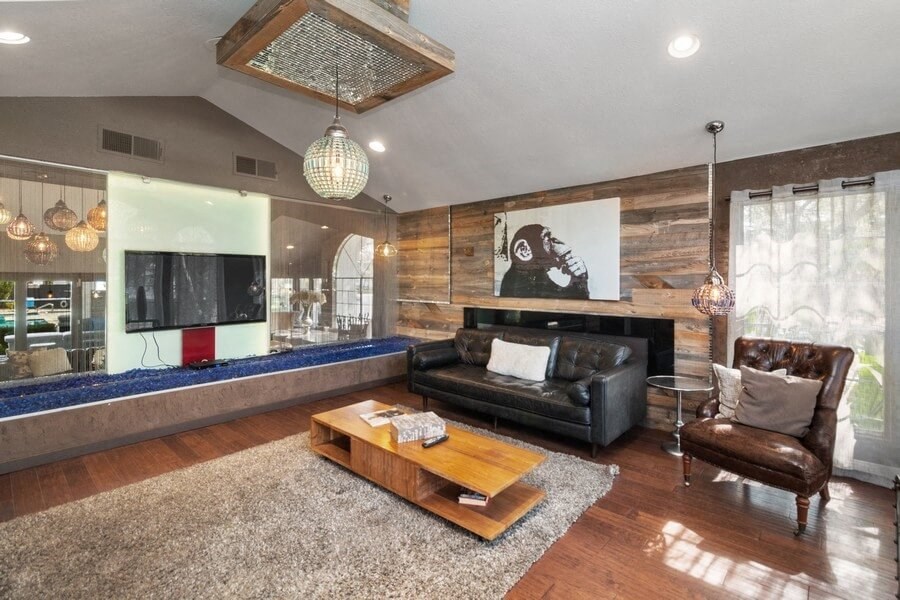 Clubhouse lounge area