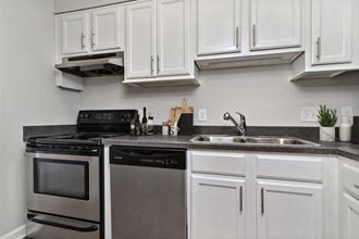 Model kitchen with stainless steel appliances - Photo Gallery